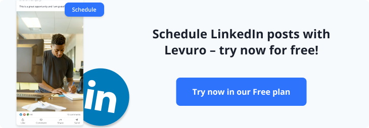 Schedule LinkedIn Posts with Levuro